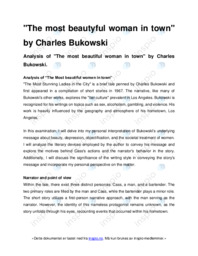 The most beautyful woman in town