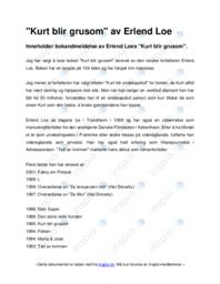 Kurt blir grusom av Erlend Loe
