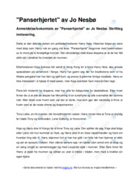 Panserhjertet av Jo Nesbø