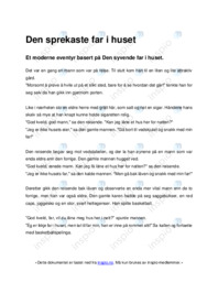 Den sprekaste far i huset