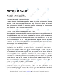 Novelle of myself