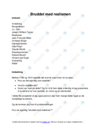 Bruddet med realismen