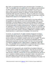 “Consolation” | Billy Collins