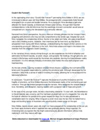 Could It Be Forever?