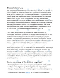 Characterization of Lucy