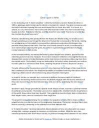 Once upon a time | Engelsk