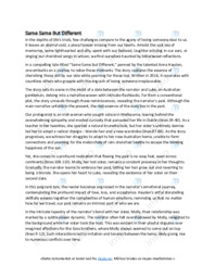 Same Same but Different | Analyse | Engelsk