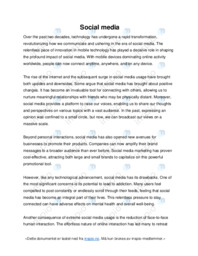 Social media | Engelsk Oppgave