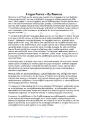 Lingua Franca | Rasmus