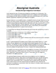 Aboriginal Australia | Speech