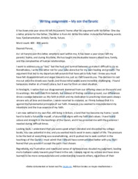 My son the fanatic | Engelsk