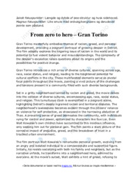 From zero to hero – Gran Torino | Engelsk oppgave