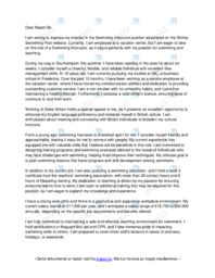 Summer Job Application | Engelsk oppgave