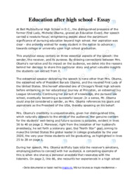 Education after high school | Essay | Engelsk oppgave