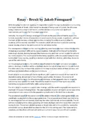 Brexit | Essay