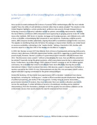 The Government | The United Kingdom | Essay | Engelsk
