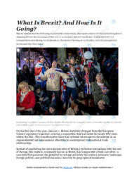 What Is Brexit And How Is It Going | Noter Engelsk Stil