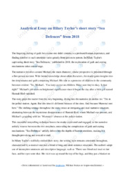 Sea Defences | Hilary Taylor’s short story