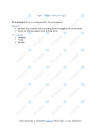 Drones and Privacy | Engelsk Essay (five paragraph)