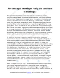 Are arranged marriages really the best form of marriage?