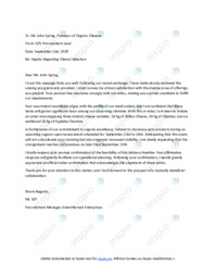 Mr. John Spring Letter | Engelsk aflevering