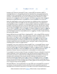Poverty in the UK | Noter i engelsk | Over 2 sider