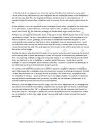 A story of my first love | Engelsk | Essay