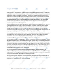 Analysis of Anabel | Engelsk