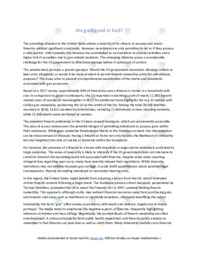 Are guns good or bad | Engelsk Essay