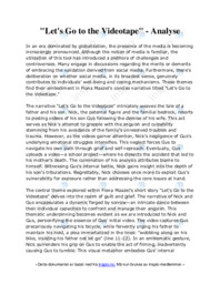 “Let’s Go to the Videotape” – Analyse