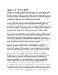 Analyse av maleriet Livets Dans (Edvard Munch)