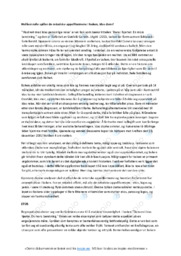 Analyse av Idas Dans