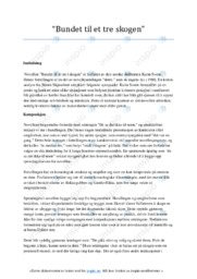 Eksempel på analyse av Bundet til et tre i skogen