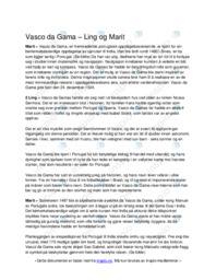 Vasco da gama framføring