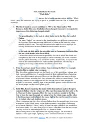 New Zealand and the Maori | Based on Whale Rider