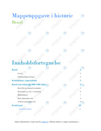 Brasil | Imperialisme og kolonialisme