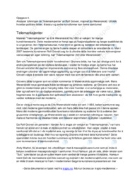 Telemarksjenter av Rolf Groven | Tolkningsoppgave