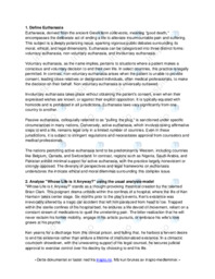 Euthanasia | Engelsk