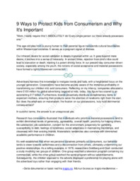 9 Ways to Protect Kids from Consumerism and Why… | Engelsk