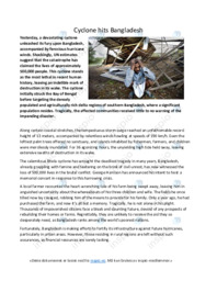 Cyclone hits Bangladesh | Big Earthquake hits India