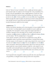 ‘Last Bridge Burned’ | Summary and Analysis