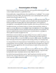 Characterization of Charlie