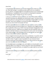 Dear Emily | Coming out
