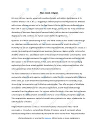 Opinionated Essay