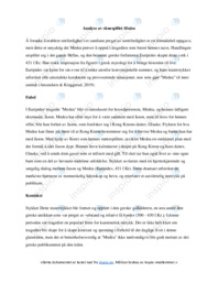 Teater i Perspektiv Analyse Medea