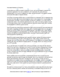 Electrical Cars Speech | Engelsk oppgave