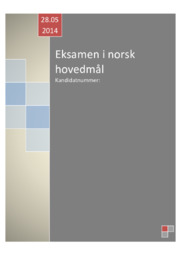 Norsk | Eksamen i norsk hovedmål