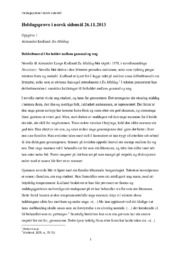 Heldagsprøve i norsk | Alexander Kielland: En Middag | Analyse