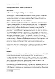 Risikoanalyse & Myrstrå vipper | Heldagsprøve i norsk
