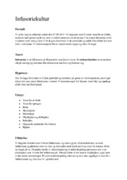 Infusoriekultur | Biologi